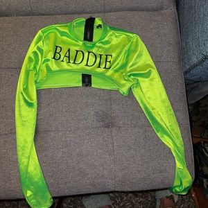 Cropped, long sleeve